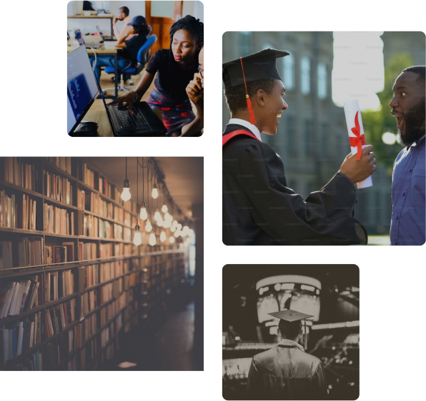 Education and research background - students and educators in Africa